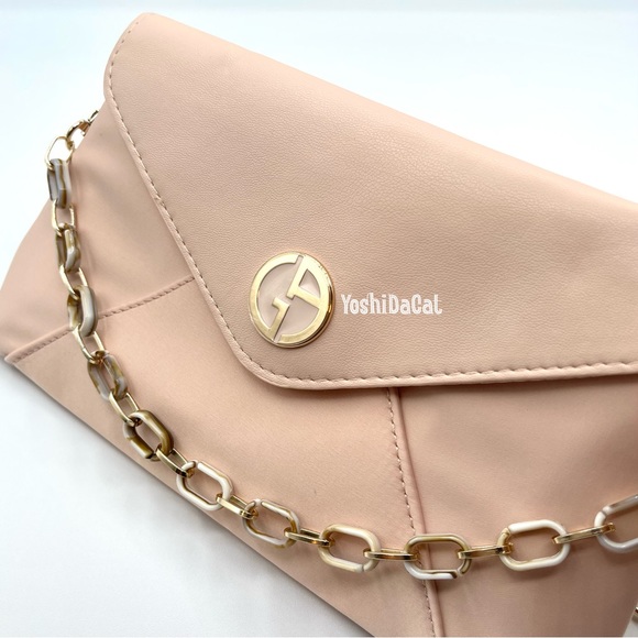 🆕 Giorgio Armani Beauty Line Cosmetic Case to Convertible Crossbody Bag Purse - Picture 3 of 12